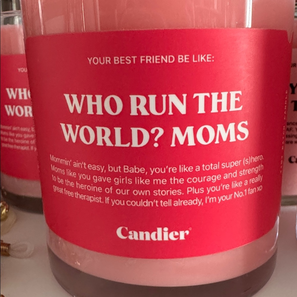 Pink Mom Mothers Day Candler Glass Candle - Picture 3 of 3